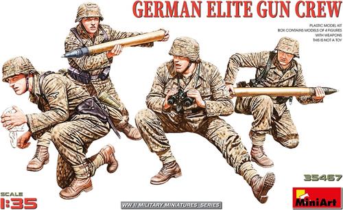 1:35 MiniArt 35467 Duitse Elitekanonbemanning WWII - Duitse Soldaten - Figuren Plastic Modelbouwpakket