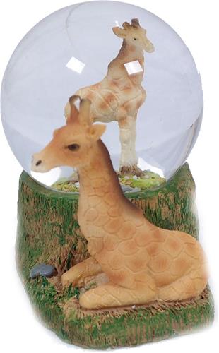 PIA Soft Toys Giraffe waterbal - 65 mm - Snowglobe