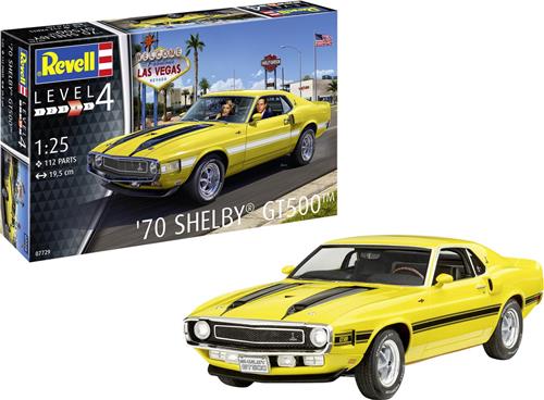 1:25 Revell 07729 Ford 1970 Shelby Mustang GT500 - Amerikaanse Auto Plastic Modelbouwpakket