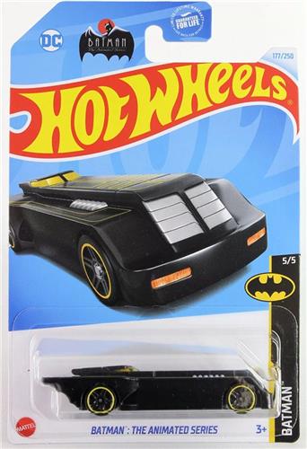 HOT WHEELS BATMAN THE ANIMATED SERIES BLACK/GOLD 177/250 1:64 HW BATMAN 5/5