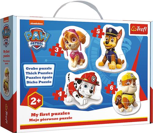 Trefl Puzzel Paw Patrol 4 in 1: 3/4/5/6 stukjes