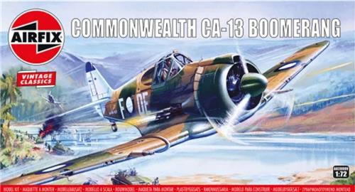 1:72 Airfix 02099V Commonwealth CA-13 Boomerang Plastic Modelbouwpakket