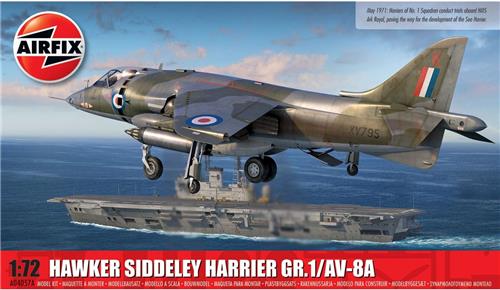 1:72 Airfix 04057A Hawker Siddeley Harrier GR.1/AV-8A Plastic Modelbouwpakket