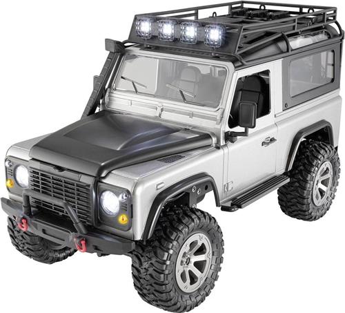 Reely Zilver Brushed 1:16 RC auto Elektro Crawler 4WD RTR 2,4 GHz Incl. accu en lader