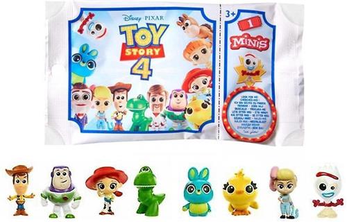 Toy Story 4 verzamelfiguurtjes - 1 exemplaar - 3.8 cm - Spaar ze allemaal