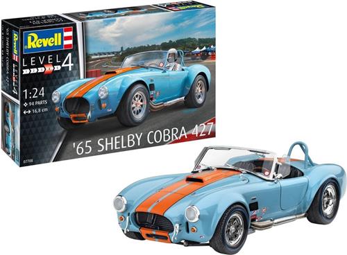 1:24 Revell 07708 1965 Shelby Cobra 427 Plastic Modelbouwpakket