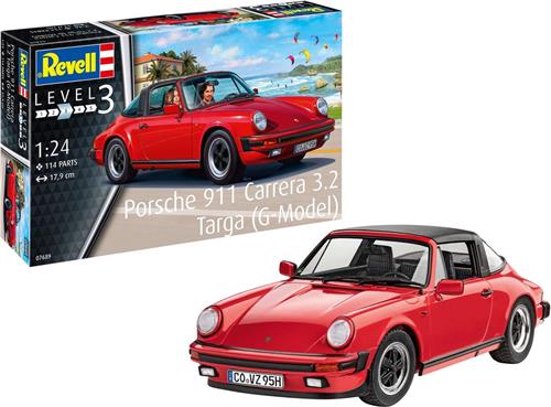 1:24 Revell 07689 Porsche 911 G Model Targa Car Plastic Modelbouwpakket