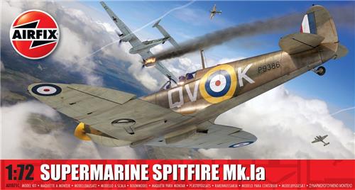 1:72 Airfix 01071C Supermarine Spitfire Mk.Ia - Propeller Vliegtuig Plastic Modelbouwpakket