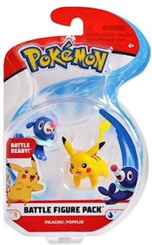 POKEMON - Battle Figure Pack - Pikachu & Popplio - 8cm - Set van 2 - S1