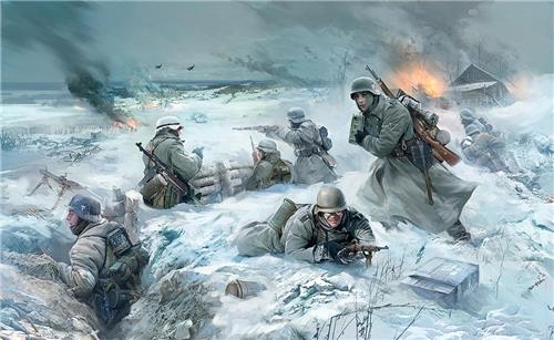 1:35 Zvezda 3627 Duitse infanterie - Oostfront Winter 1941-1942 - Figuren Plastic Modelbouwpakket