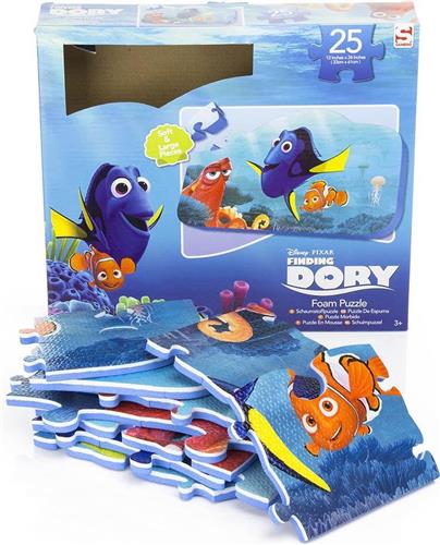 foam puzzelmat Finding Dory vloerpuzzel Disney 25dlg 33x60cm