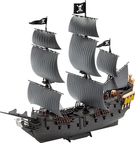 1:150 Revell 65499 Black Pearl Ship - Model Set Plastic Modelbouwpakket