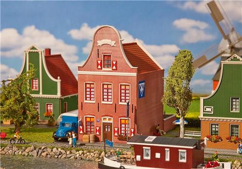 1:87 H0 Faller 190652 VVV Kantoor Gebouw Nederland Plastic Modelbouwpakket