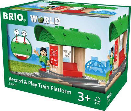 BRIO Record & Play Treinstation - 33840