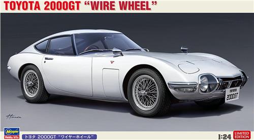 1:24 Hasegawa 20617 Toyota 2000GT - Wire Wheel Plastic Modelbouwpakket