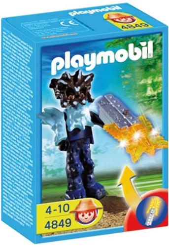 PLAYMOBIL Templewachter met Oranje Lichtgevend Wapen - 4849