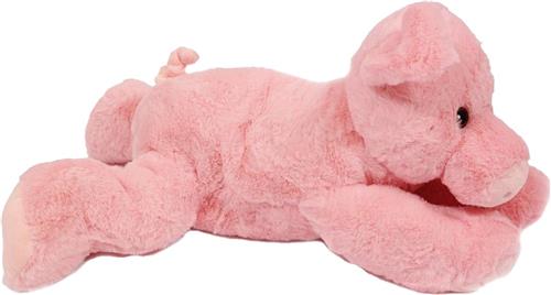 Pia Soft Toys Knuffeldier Varken/biggetje - zachte pluche stof - roze - premium kwaliteit knuffels - 50 cm - Varkens/biggetjes