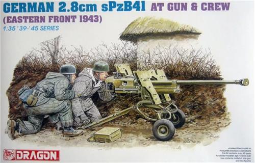 1:35 Dragon 6056 German 2.8 cm sPzB41 AT Gun & Crew - Eastern Front 1943 Plastic Modelbouwpakket