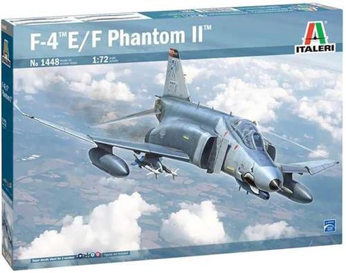 1:72 Italeri 1448 F-4E/F Phantom II Plastic Modelbouwpakket