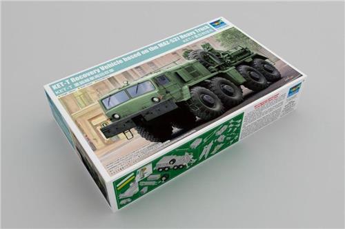 1:35 Trumpeter 01079 KET-T Recovery Vehicle based on the MAZ-537 Heavy Truck Plastic Modelbouwpakket