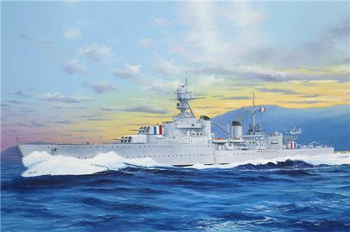 1:350 Trumpeter 05374 French Light Cruiser Marseillaise Plastic Modelbouwpakket