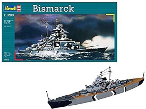 1:1200 Revell 05802 Bismarck Ship Plastic Modelbouwpakket