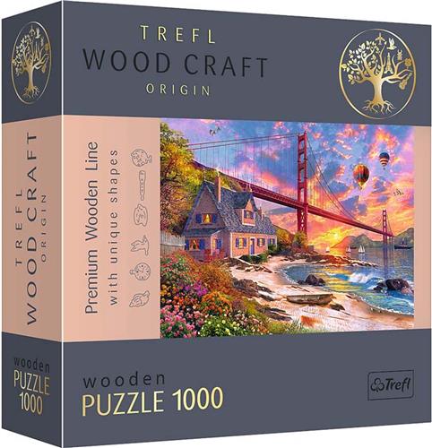 Trefl Trefl 1000WP - Zonsondergang bij Golden Gate