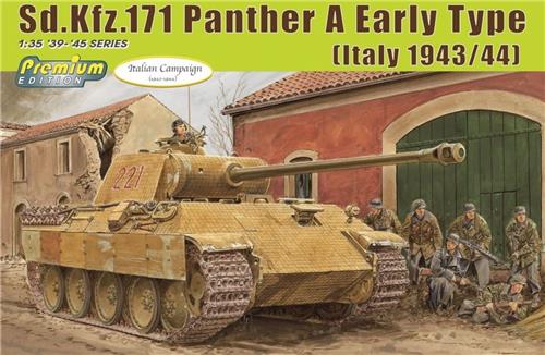 1:35 Dragon 6920 Sd.Kfz. 171 Panther A Early Type - Italy 1943/44 Plastic Modelbouwpakket