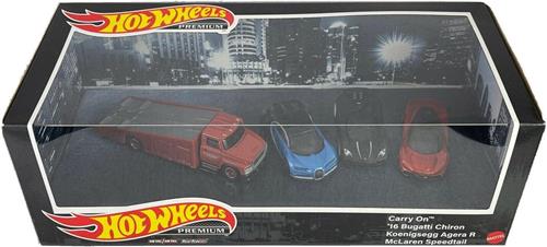 Hot Wheels Premium Track Day Set - 4 stuks