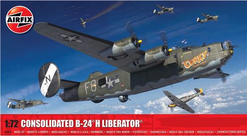 1:72 Airfix 09010 Consolidated B-24H Liberator - Propeller Vliegtuig Plastic Modelbouwpakket