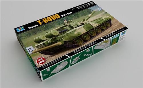 1:35 Trumpeter 09581 Russian T-80UD MBT - Early - Tank Plastic Modelbouwpakket