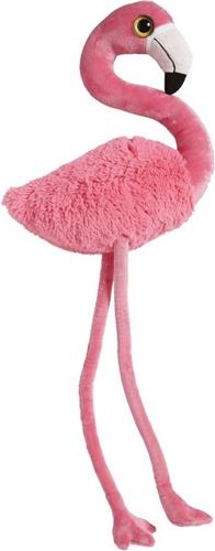 Nature Planet Flamingo - roze - 100 cm - pluche dieren knuffels - vogels - groot formaat