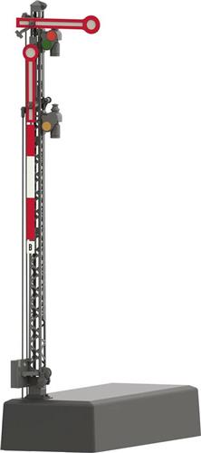 Märklin 70414 H0 Vormsein 2-armig, Mast Hoofdsein Kant-en-klaar model