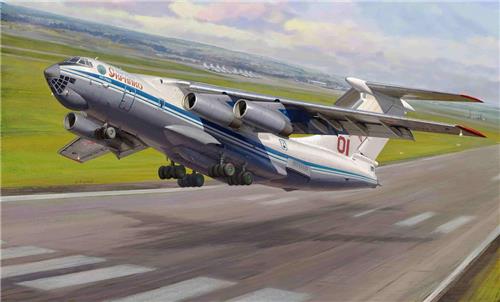 Zvezda - Il-76 (Zve7011) - modelbouwsets, hobbybouwspeelgoed voor kinderen, modelverf en accessoires