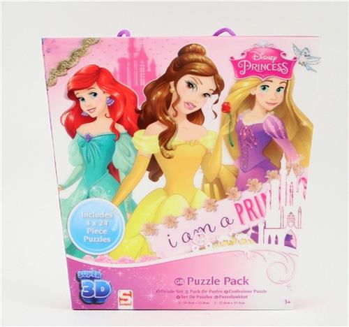 Disney Princess 4in1 3D Puzzel