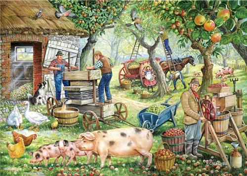 House of Puzzles Cider Makers - 1000 Piece Jigsaw Puzzle