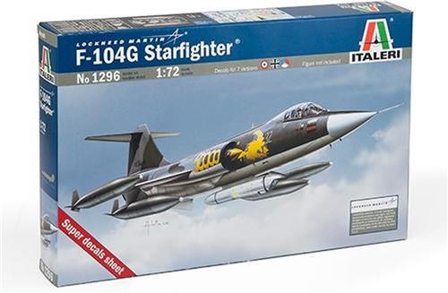 1:72 Italeri 1296 F-104 G Starfighter Recce Plastic Modelbouwpakket