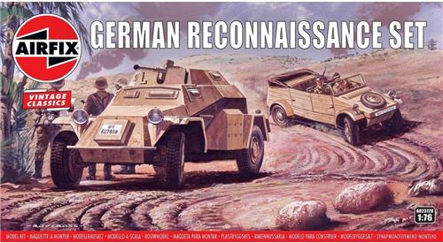 1:76 Airfix 02312V German Reconnaisance Set Plastic Modelbouwpakket