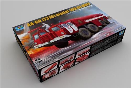 1:35 Trumpeter 01074 Airport Fire Fighting Vehicle AA-60 [7310] 160.01 ARFF Plastic kit