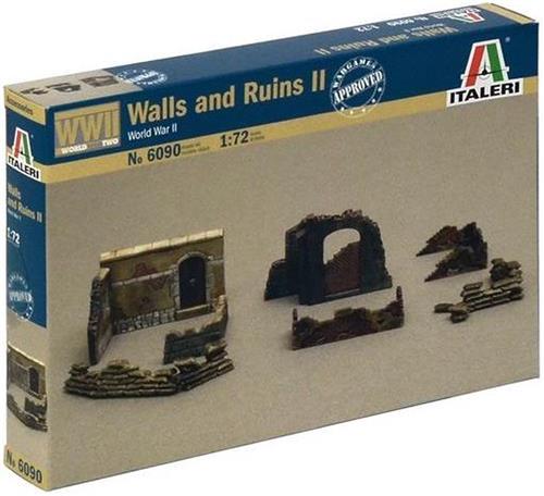 Italeri - Walls And Ruins Ii 1:72 (Ita6090s) - modelbouwsets, hobbybouwspeelgoed voor kinderen, modelverf en accessoires