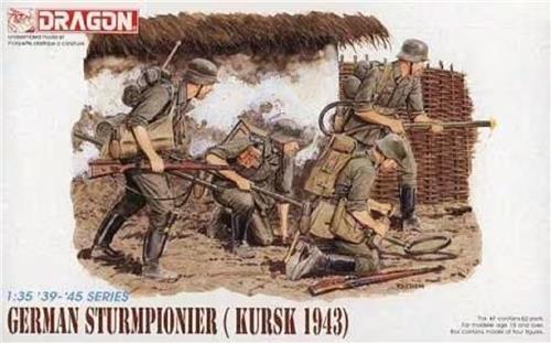 1:35 Dragon 6024 German Sturmpionier - Kursk 1943 - Figuren Plastic Modelbouwpakket