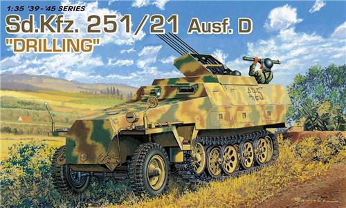 1:35 Dragon 6217 SD.KFZ.251/21 Ausf.D Drilling Plastic Modelbouwpakket