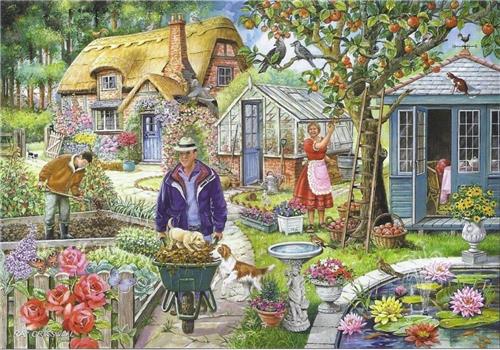 House of Puzzles No.1 - In The Garden - 1000 Piece Jigsaw Puzzle