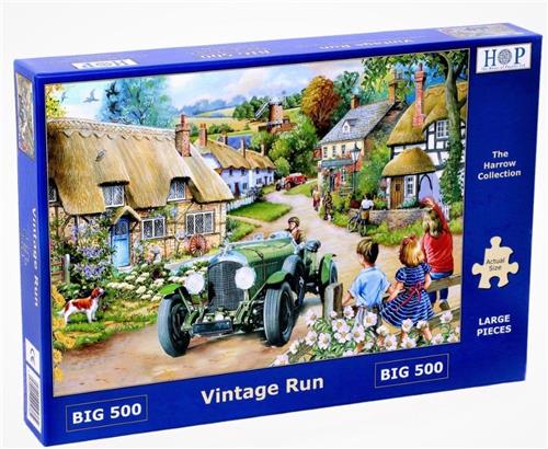 House of Puzzles Vintage Run - BIG 500 Piece Jigsaw Puzzle