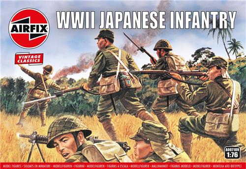 1:76 Airfix 00718V Japanese Infantry WWII - Figures Plastic Modelbouwpakket