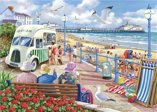 House of Puzzles Sun, Sea & Sand - 1000 Piece Jigsaw Puzzle