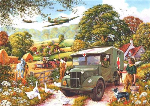 House of Puzzles Land Girls - 1000 Piece Jigsaw Puzzle