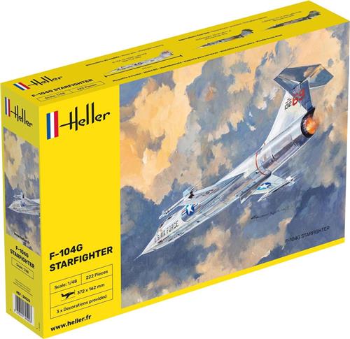 1:48 Heller 30520 F-104G Starfighter Plastic Modelbouwpakket