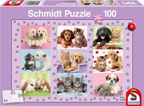 Mijn Dieren Vrienden, 100 stukjes Puzzel