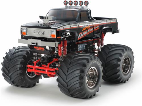 1:10 Tamiya 47432 RC Super Clod Buster - Monster Truck - Black Edition RC Plastic Modelbouwpakket